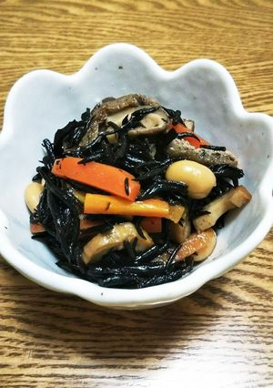 ひじき煮でしっかり鉄分！-レシピのメイン写真