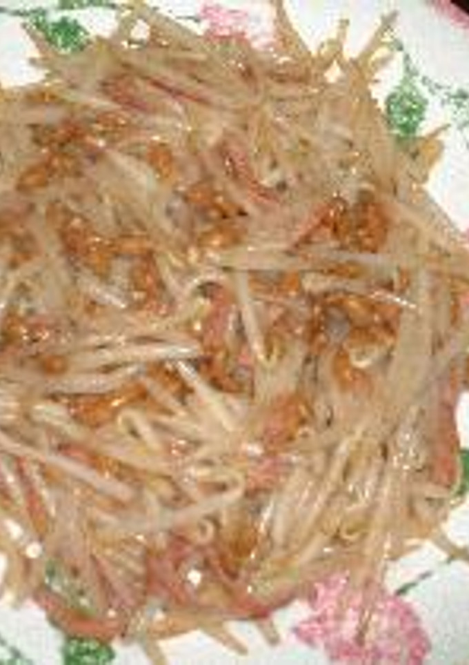 たっぷりもやしの納豆炒め-レシピのメイン写真