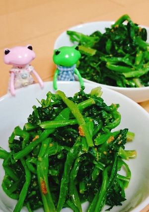 ほんのり甘～い『きな粉のほうれん草あえ』-レシピのメイン写真