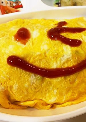 ♪ストック食材でお手軽オムライス♪-レシピのメイン写真