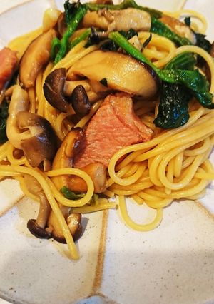 ✿ほうれん草とベーコンのきのこパスタ✿-レシピのメイン写真
