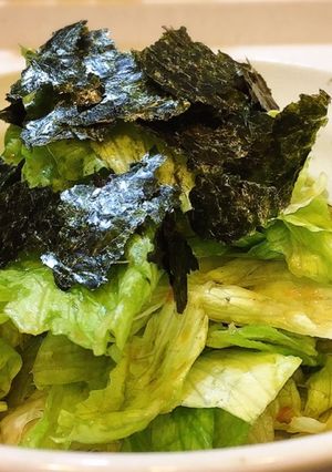 パクパク食べれる☆簡単レタスの和風サラダ-レシピのメイン写真