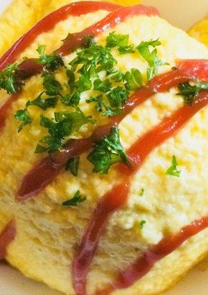 ずっしりたまごのオムライス-レシピのメイン写真