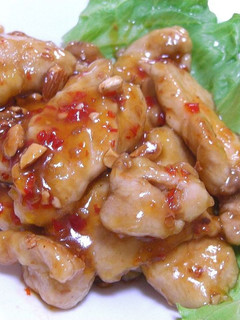 鶏肉のアーモンド♪スイートチリソース♪-レシピのメイン写真