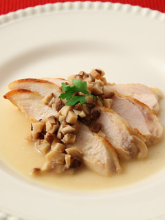 チキンソテー 椎茸ソース添え-レシピのメイン写真