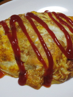 簡単!載せるだけ!ケチャップオムライス-レシピのメイン写真