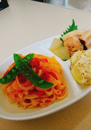 お手軽あっさり♡トマトクリームパスタ♡-レシピのメイン写真