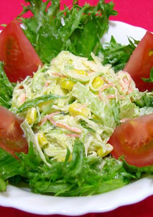 朝ごはん★野菜たっぷりサラダde元気★-レシピのメイン写真