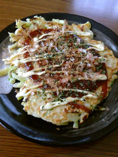 キャベツ・ねぎ・ツナでお好み焼き-レシピのメイン写真