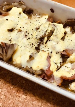包丁要らず☆ベーコンと舞茸のマヨチーズ焼-レシピのメイン写真