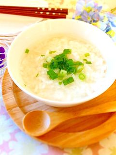 白だしと昆布茶のお粥-レシピのメイン写真