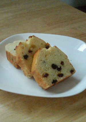 クリームチーズとレーズンのパウンドケーキ-レシピのメイン写真