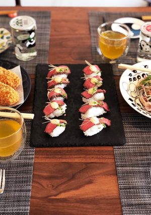 簡単おもてなし♩ローストビーフ寿司-レシピのメイン写真