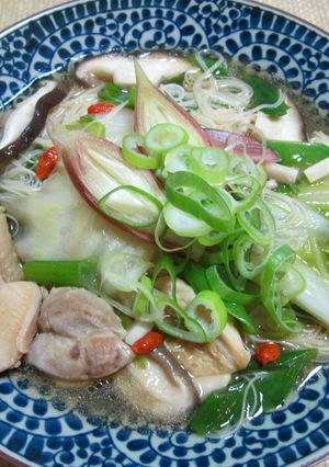 麻油鶏風温麺-レシピのメイン写真
