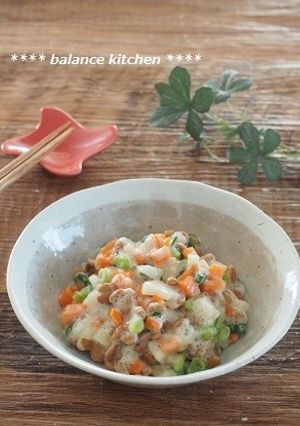 ふわふわポリポリ。ぬか漬け納豆-レシピのメイン写真