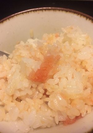 懐かしのたらこバターご飯-レシピのメイン写真