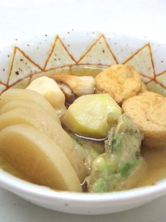 大根・じゃが芋・がんものおでん風煮-レシピのメイン写真