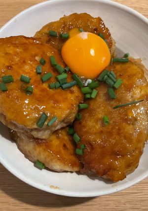 もやしと豆腐入りワンパントロトロ鶏つくね-レシピのメイン写真