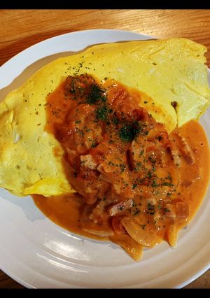 ひき肉で簡単オムライス-レシピのメイン写真