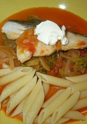 白身魚の蒸し煮・たくさんのお野菜とともに-レシピのメイン写真