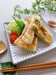 野菜たっぷり★豚ひき肉の棒餃子-レシピのメイン写真