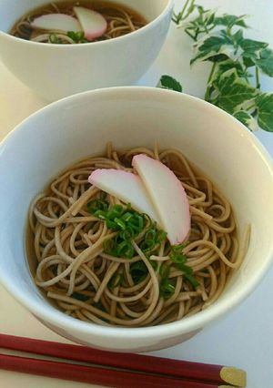 麺つゆで簡単☆あったかお蕎麦-レシピのメイン写真