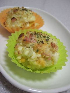 お弁当にぴったり☆焼きポテサラ♪-レシピのメイン写真