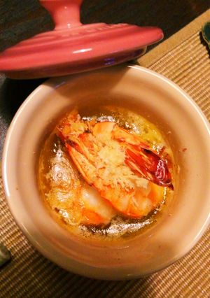 海老のオリーブパン粉焼き(アヒージョ風)-レシピのメイン写真