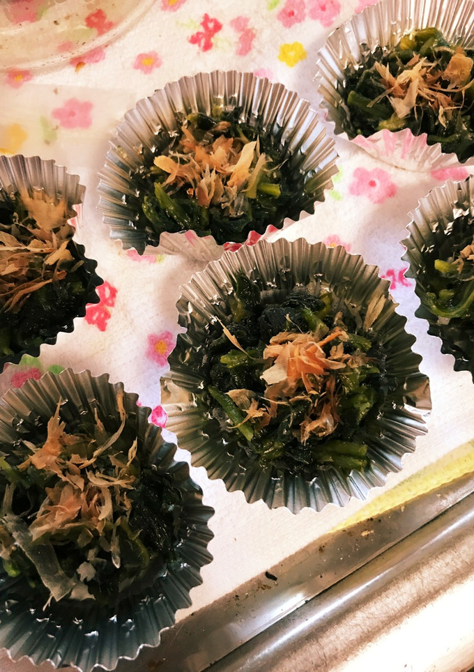 【お弁当用】冷凍自解可ほうれん草のお浸し-レシピのメイン写真