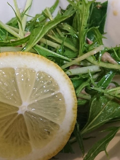 水菜とツナレモンのさっぱりサラダ-レシピのメイン写真