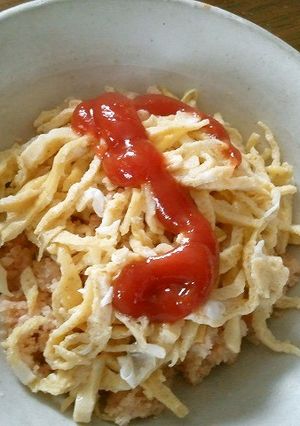 錦糸卵オムライス-レシピのメイン写真