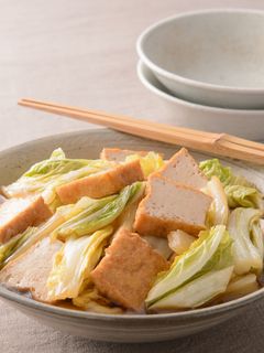 白菜と厚揚げの煮びたし-レシピのメイン写真
