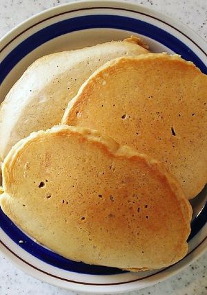 【後期離乳食】オートミールのパンケーキ-レシピのメイン写真