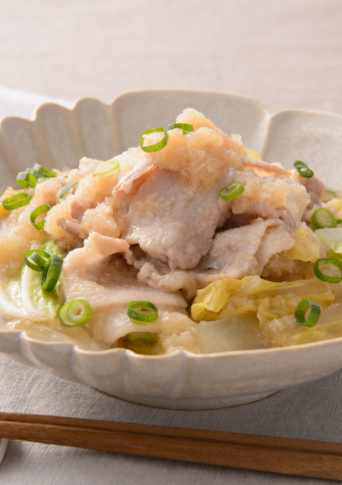 白菜と豚肉のみぞれ煮-レシピのメイン写真