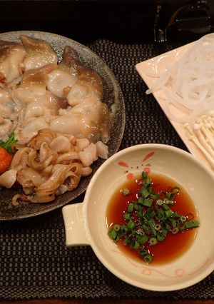 ホッキ貝のしゃぶしゃぶ-レシピのメイン写真