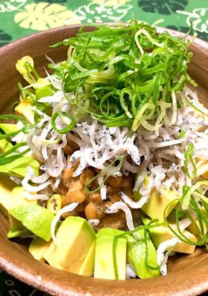 アボカド・納豆・しらす＆おろし丼-レシピのメイン写真