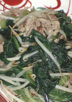 簡単！ほうれん草と豚肉の炒め物☆-レシピのメイン写真