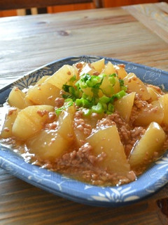 *聖護院大根のとろ~り挽き肉あん*-レシピのメイン写真