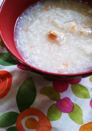 離乳食中期～残りご飯で　タラのくず煮雑炊-レシピのメイン写真