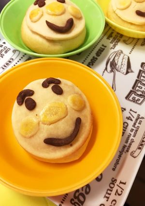 アンパンマンでミニメロンパン☆-レシピのメイン写真