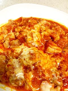 簡単!鶏モモのトマトチーズ煮込み-レシピのメイン写真
