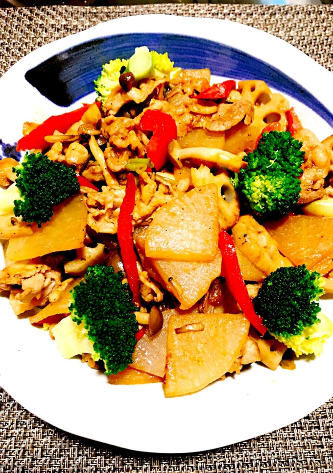 大根と豚肉の甘辛みそ炒め-レシピのメイン写真