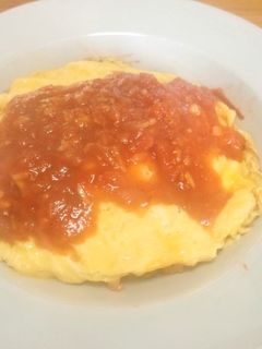 トマトソースで簡単オムライス-レシピのメイン写真