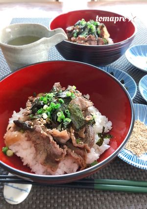 土用丑の日・ひつまぶし風★牛肉まぶしご飯-レシピのメイン写真