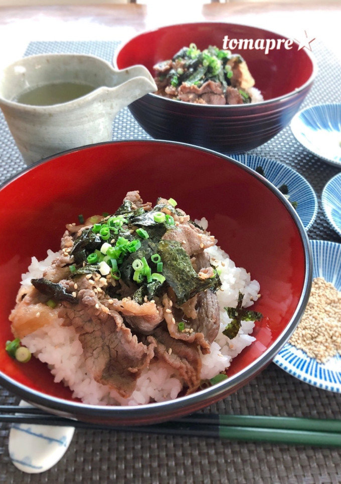 土用丑の日・ひつまぶし風★牛肉まぶしご飯-レシピのメイン写真