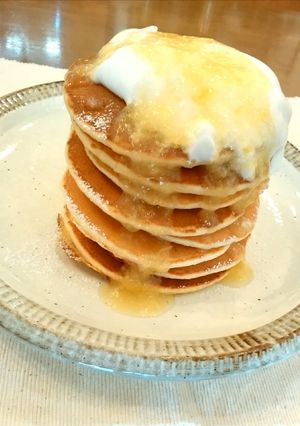 冷めてもしっとり！パンケーキ-レシピのメイン写真