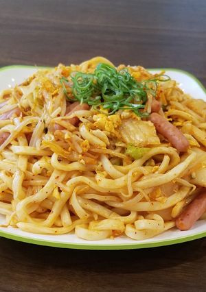 キムチ焼きうどん-レシピのメイン写真