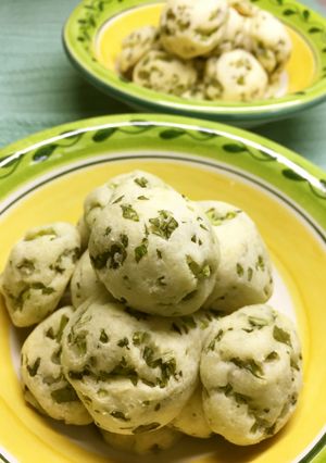 【野菜ソムリエ】京壬生菜のポンデケージョ-レシピのメイン写真