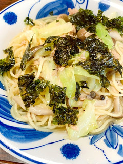 キャベツとツナの和風スープパスタ-レシピのメイン写真