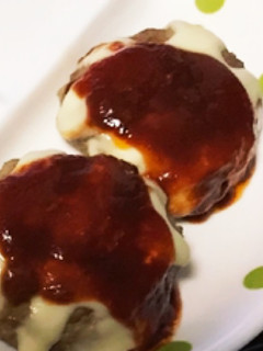 ソースも美味しい♡ハンバーグ-レシピのメイン写真